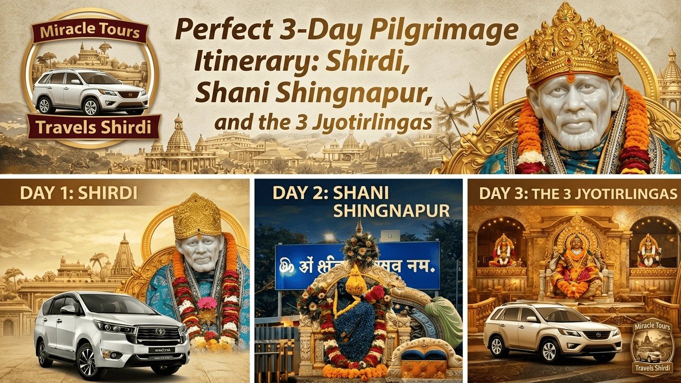 Perfect 3-Day Pilgrimage Itinerary: Shirdi, Shani Shingnapur, and the 3 Jyotirlingas